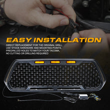 Load image into Gallery viewer, Xprite Horizon Grill Toyota Tacoma (2016-2019) w/ Amber LED Running Lights - Default Title Alternate Image