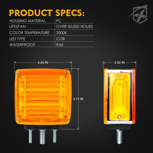 Load image into Gallery viewer, 62.99 Xprite Truck Fender Pedestal Marker Lights (Dual Face) Pillar Series LED - TS-TRUCK-G1 - Redline360 Alternate Image