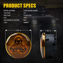 Load image into Gallery viewer, 53.99 Xprite LED Turn Signal Light Assembly Jeep Wrangler JK (2007-2018) Xprite Trio Series - Amber / Smoke - Redline360 Alternate Image
