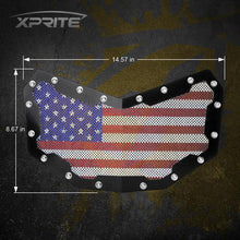 Load image into Gallery viewer, Xprite Grille Can-Am Maverick X3 (2017-2020) Black Steel w/ U.S. Flag Mesh - Default Title Alternate Image