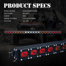 Load image into Gallery viewer, 239.39 Xprite LED Light Bar RX Series (36") G7 Offroad Rear Chase - RYBYBR/RYBBYR/RYWWYR - Redline360 Alternate Image