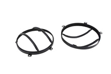 Load image into Gallery viewer, Kentrol Headlight Guards Jeep Wrangler JK (2007-2018) Euro Type - Polished Black - Polished Alternate Image