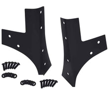Load image into Gallery viewer, Kentrol Windshield Supports Jeep Wrangler JK (2007-2018) Polished or Black - Black Textured Alternate Image