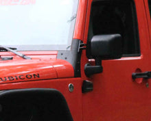 Load image into Gallery viewer, Kentrol Windshield Supports Jeep Wrangler JK (2007-2018) Polished or Black - Polished Alternate Image