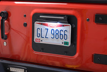 Load image into Gallery viewer, Kentrol License Plate Mount Jeep Wrangler JK/Rubicon/Unlimited (2007-2018) Back Side w/ LED - (2010-2018) Alternate Image