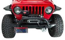 Load image into Gallery viewer, Kentrol License Plate Bracket for Jeep w/ D-Ring Shackle Mounted - Black Alternate Image