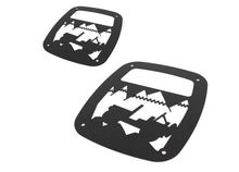 Load image into Gallery viewer, Kentrol Tail Light Guards Jeep Rubicon / Unlimited / Wrangler JK/CJ/YJ (1976-2006) Heritage Style - Default Title Alternate Image