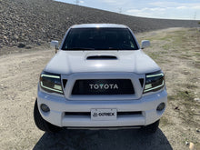 Load image into Gallery viewer, AlphaRex Dual LED Projector Headlights Toyota Tacoma [LUXX Series - DRL Light Tube] (05-11) Alpha-Black / Black / Chrome - Alpha-Black / With Converter Alternate Image