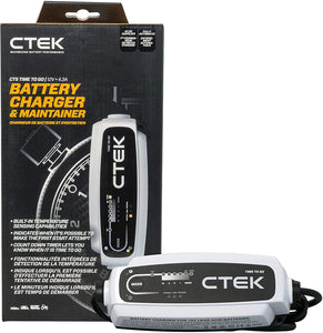 CTEK CT5 TIME TO GO (Part# 40-255) 4.3 Amp Lead-Acid 12 Volt Battery Charger