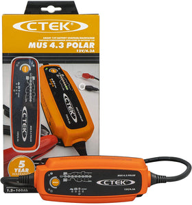 108.99 CTEK Battery Charger - MUS 4.3 Polar 12 Volt 4.3 Amp - 56-958 - Redline360