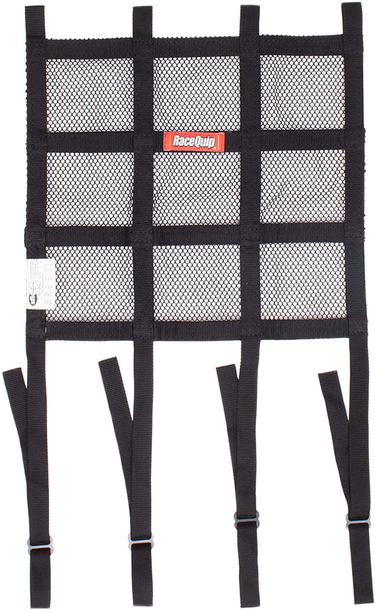 Custom Racing Window Nets RaceQuip SFI 27.1 Mesh and Ribbon