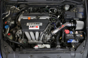 233.70 HPS Short Ram Air Intake Honda Accord 2.4L with MAF Sensor SULEV (2003-2007) Blue / Polished / Red / Black - Redline360