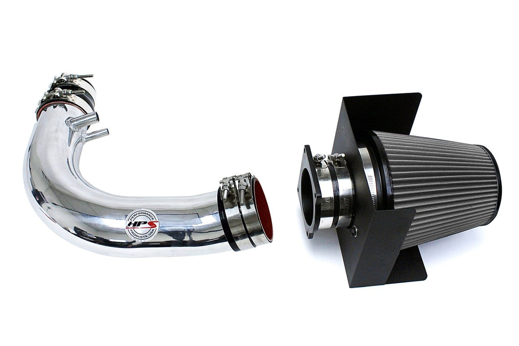 286.90 HPS Short Ram Air Intake Ford F150 Heritage 4.6L V8 (2004) Polished / Black - Redline360