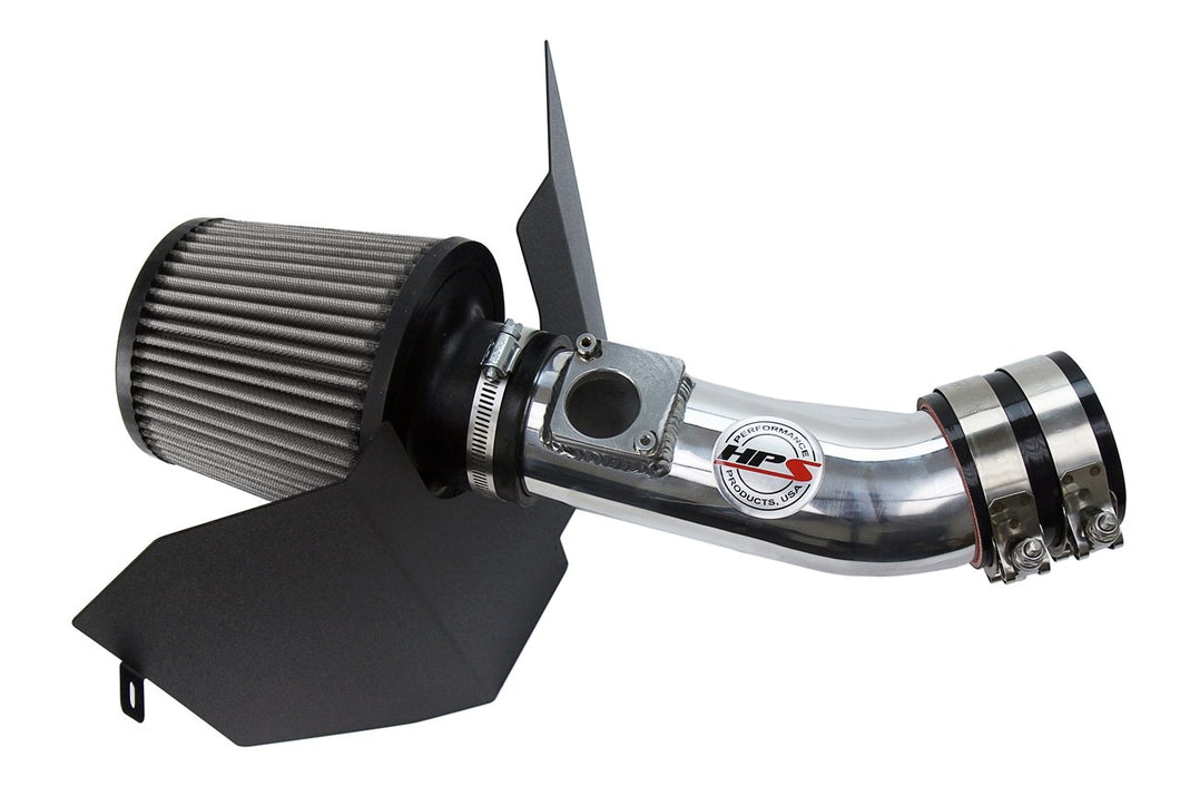 224.20 HPS Short Ram Air Intake Subaru WRX STi 2.5L Turbo (2004-2007) Blue / Polished / Red / Black - Redline360