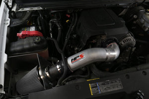 314.45 HPS Short Ram Air Intake Chevy Silverado 1500 4.8L 5.3L 6.0L V8 (2007-2008) Blue / Polished / Red / Black - Redline360