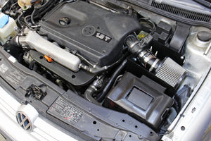 224.20 HPS Short Ram Air Intake VW Golf / GTI 1.8T Turbo (2000-2006) Blue / Polish / Red / Black - Redline360