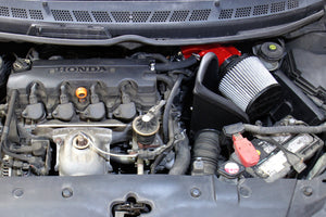 205.20 HPS Short Ram Air Intake Honda Civic 1.8L (2006-2011) Blue / Polished / Red / Black - Redline360