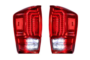 Morimoto Tail Lights Toyota Tacoma (2016-2022) XB LED - Black - Clear or Red DRL