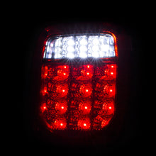 Load image into Gallery viewer, 129.02 Anzo LED Tail Lights Jeep Wrangler CJ (76-85) YJ (86-95) TJ (96-06) Red/Clear / Chrome Housing - 861082 - Redline360 Alternate Image