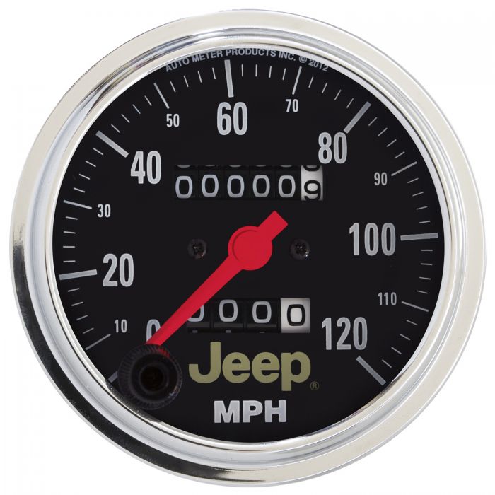 173.94 Autometer Jeep Series Mechanical Speedometer Gauge 0-120 MPH (3-3/8