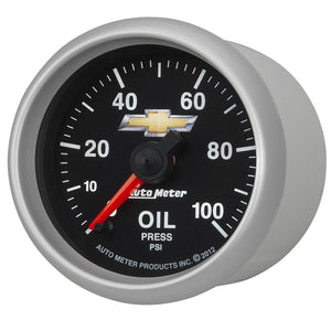 296.03 AutoMeter Chevy Gold Bowtie Digital Stepper Motor Oil Pressure Gauge (2-1/16") 880447 - Redline360