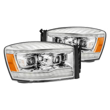 Load image into Gallery viewer, 512.27 AlphaRex Projector Headlights Dodge Ram (06-09) Pro Series w/ LED Sequential Turn Signal - Black / Chrome - Redline360 Alternate Image