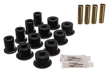 Load image into Gallery viewer, Energy Suspension Spring &amp; Shackle Bushings Toyota 4Runner (1989) Red or Black - Black Alternate Image
