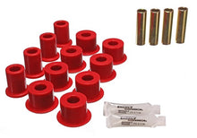 Load image into Gallery viewer, Energy Suspension Spring &amp; Shackle Bushings Toyota 4Runner (1989) Red or Black - Red Alternate Image