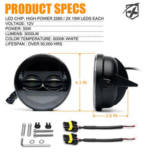 Load image into Gallery viewer, 59.99 Xprite LED Fog Lights Ford F150 Raptor (2009-2014) White - FL-TRUCK-G4-W - Redline360 Alternate Image