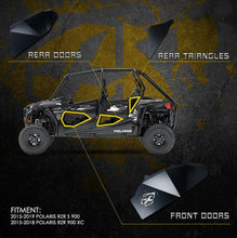 Load image into Gallery viewer, Xprite Lower Door Panel Inserts Polaris RZR/S/900/XP/1000/Turbo (2014-2020) UTV-RZR-TRI-G1 - Default Title Alternate Image