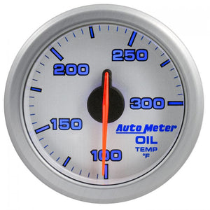 229.96 Autometer AirDrive Series Air-Core Oil Temperature Gauge (2-1/16") Silver - 9140-UL - Redline360