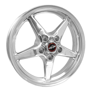 242.87 Race Star Wheels Drag Star (17x4.5, 5x4.50, -25.4 Offset) Black Chrome or Polished - Redline360