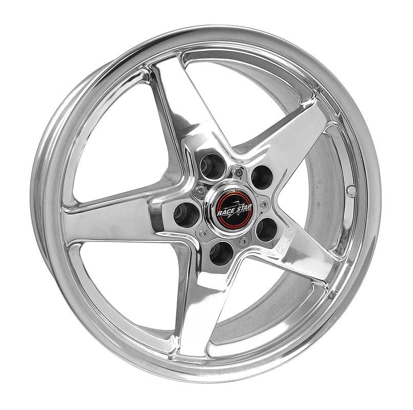 286.27 Race Star Wheels Drag Star (17x7, 5x115, -6.4 Offset) Black Chrome or Polished - Redline360