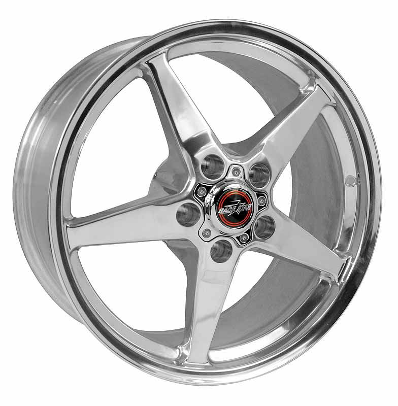 Race Star Wheels Drag Star (17x9.5, 5x4.75, +19 Offset) Polished Finis