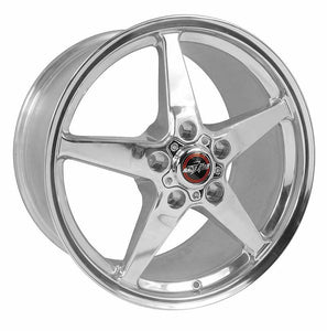 335.97 Race Star Wheels Drag Star (18x8.5, 5x4.75, +50 Offset) Black Chrome or Polished - Redline360