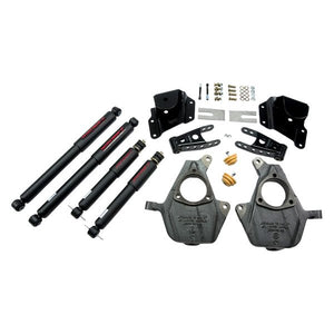 738.88 Belltech Lowering Kit Chevy Silverado / GMC Sierra Std Cab (99-00) Front And Rear - w/o or w/ Shocks - Redline360