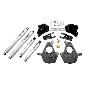 738.88 Belltech Lowering Kit Chevy Silverado / GMC Sierra Std Cab (99-00) Front And Rear - w/o or w/ Shocks - Redline360