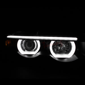 229.95 Spec-D Projector Headlights BMW 735i/740i/750i E38 (95-01) Dual Halo LED - Black or Chrome - Redline360