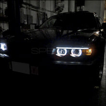 Load image into Gallery viewer, 229.95 Spec-D Projector Headlights BMW 735i/740i/750i E38 (95-01) Dual Halo LED - Black or Chrome - Redline360 Alternate Image