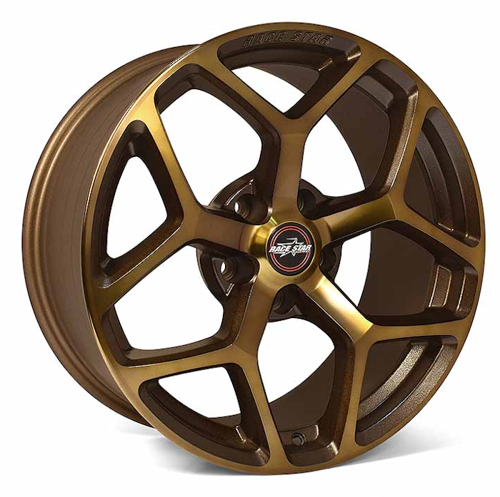 257.97 Race Star Wheels 95 Recluse (15x10, 5x4.50, +44 Offset) Black Chrome/Bronze/Chrome/Metallic Gray - Redline360