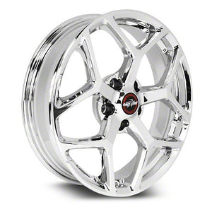 254.37 Race Star Wheels 95 Recluse (17x4.5, 5x115, +25.4 Offset) Black Chrome/Chrome/Metallic Gray - Redline360