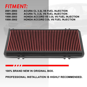 DNA Panel Air Filter Acura CL (2001-2003) Drop In Replacement
