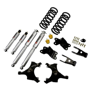 815.04 Belltech Lowering Kit Chevy Silverado / GMC Sierra C1500 Std Cab / Short Bed (88-91) Front And Rear - w/o or w/ Shocks - Redline360