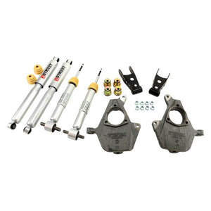 695.69 Belltech Lowering Kit Chevy Silverado / GMC Sierra 2WD All Cabs (14-15) Front And Rear - w/ or w/o Shocks - Redline360