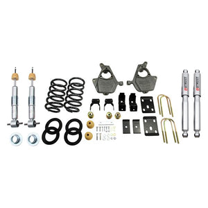 1216.33 Belltech Lowering Kit Chevy Silverado / GMC Sierra 2WD Std Cab (14-15) Front And Rear - w/ or w/o Shocks - Redline360