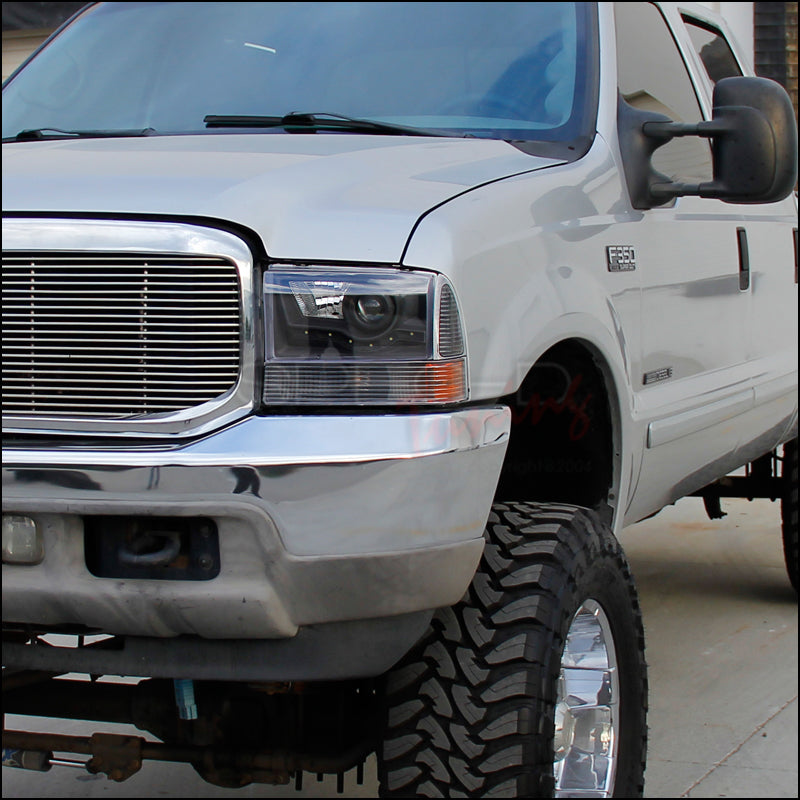Ford 99-04 F250 F350 SuperDuty/Excursion Chrome LED Replacment Ford 99-04 F250 F350 SuperDuty/Excursion Chrome LED Replacment