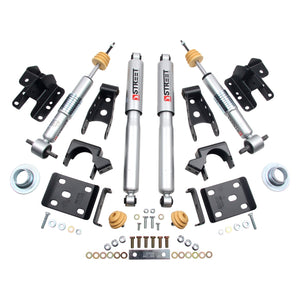 388.75 Belltech Lowering Kit Chevy Silverado / GMC Sierra 2WD All Cab (14-18) Front And Rear - w/ or w/o Shocks - Redline360