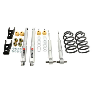 655.89 Belltech Lowering Kit Chevy Silverado / GMC Sierra 2WD Ext. & Crew Cab (14-18) Front And Rear - w/ or w/o Shocks - Redline360