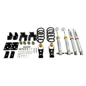 655.89 Belltech Lowering Kit Chevy Silverado / GMC Sierra 2WD Ext. & Crew Cab (14-18) Front And Rear - w/ or w/o Shocks - Redline360