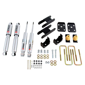 642.27 Belltech Lowering Kit Chevy Colorado / GMC Canyon Ext/Crew Cab Short Bed (15-17) Front And Rear - w/ Street Performance Shocks - Redline360